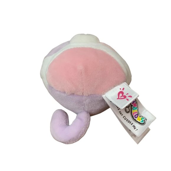 Squishmallow Clip Cat Justice Colette Purple Pink White 2019 Scented Pastel Rare - Picture 7 of 9